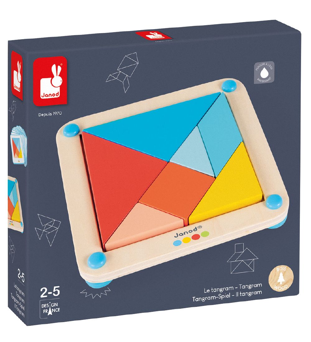 Janod Tangram - 2 Difficulty Levels