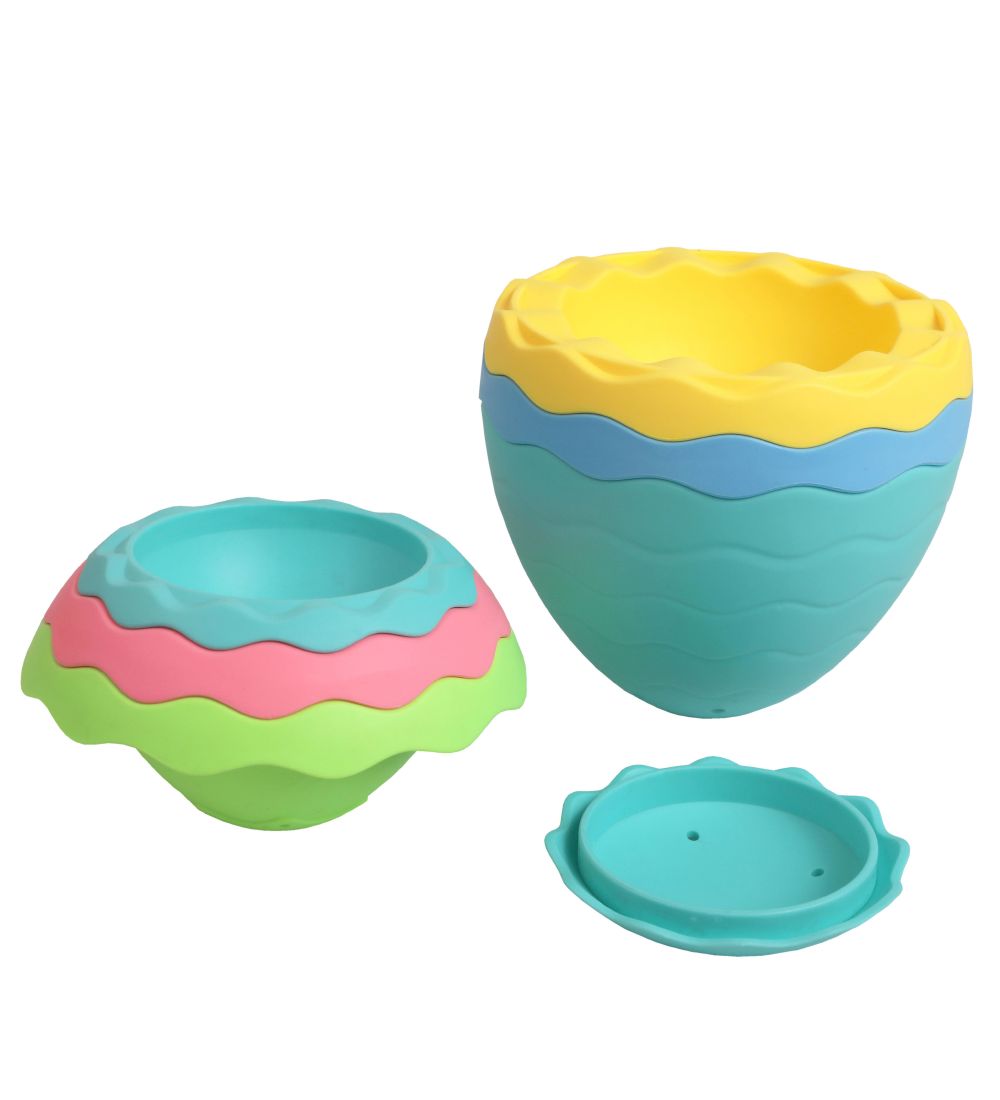 Tiger Tribe Bath Toy - Stack & Pour - Bath Egg