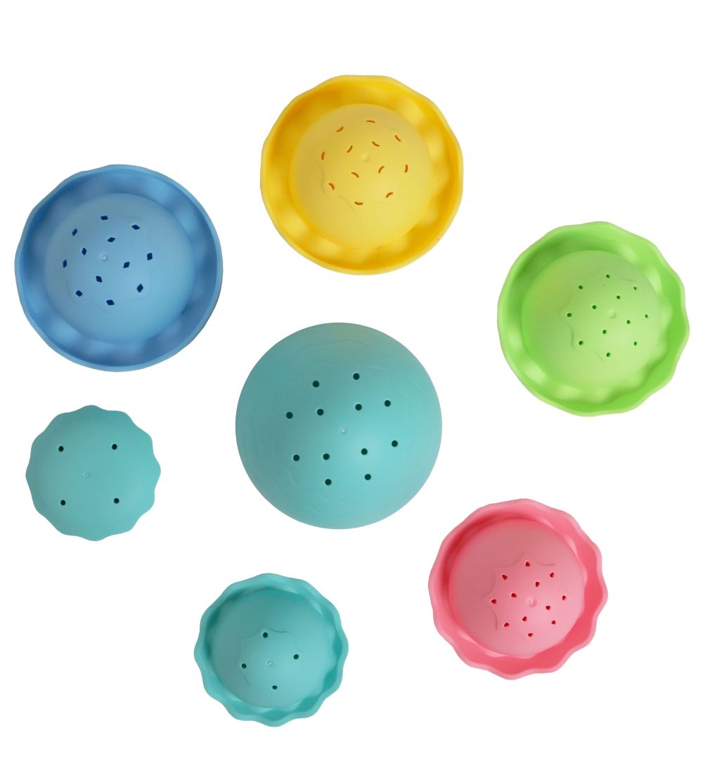 Tiger Tribe Bath Toy - Stack & Pour - Bath Egg
