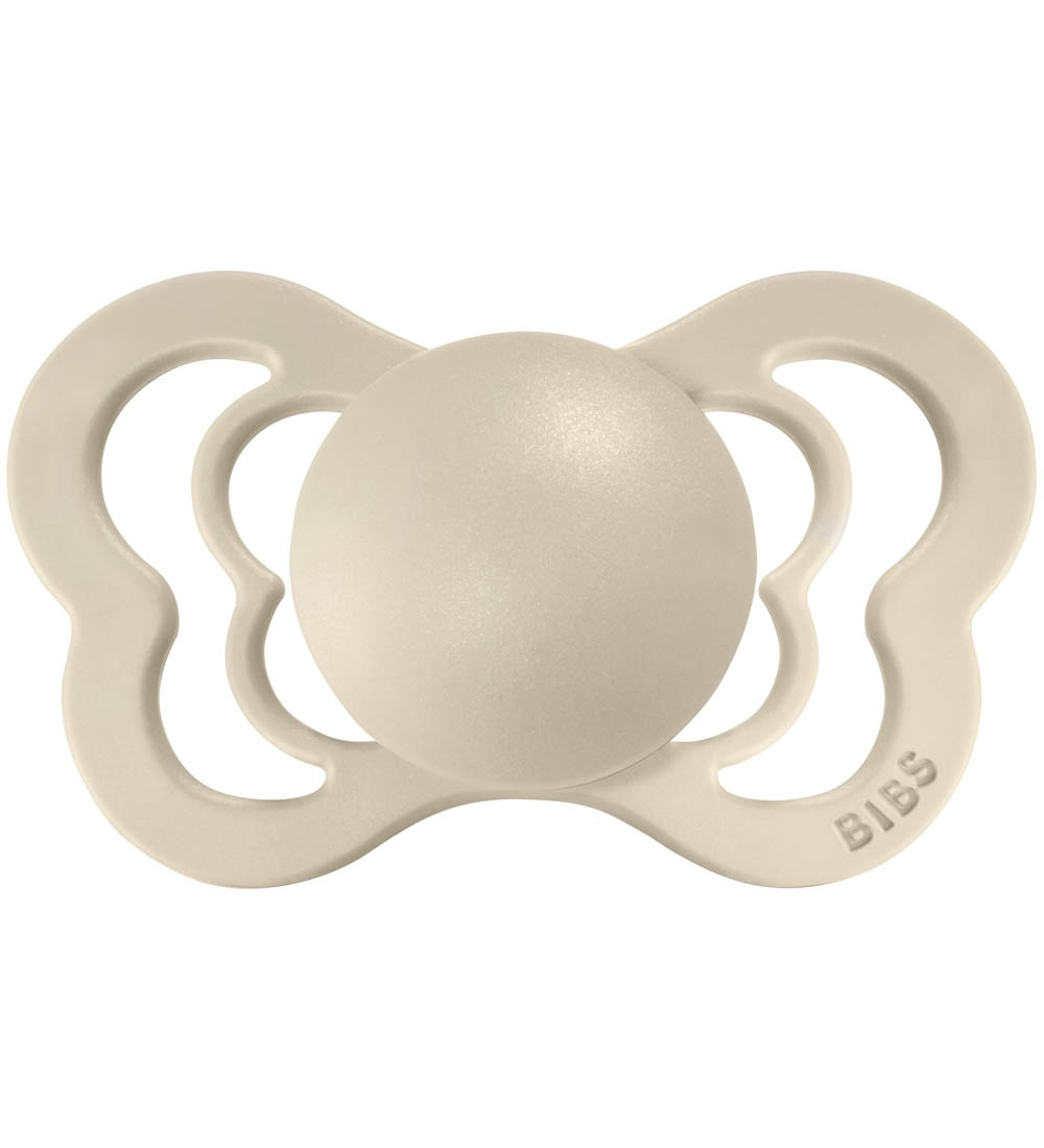 BIBS Couture Pacifiers - Size 2 - 2-Pack - Anatomical - Vanilla/