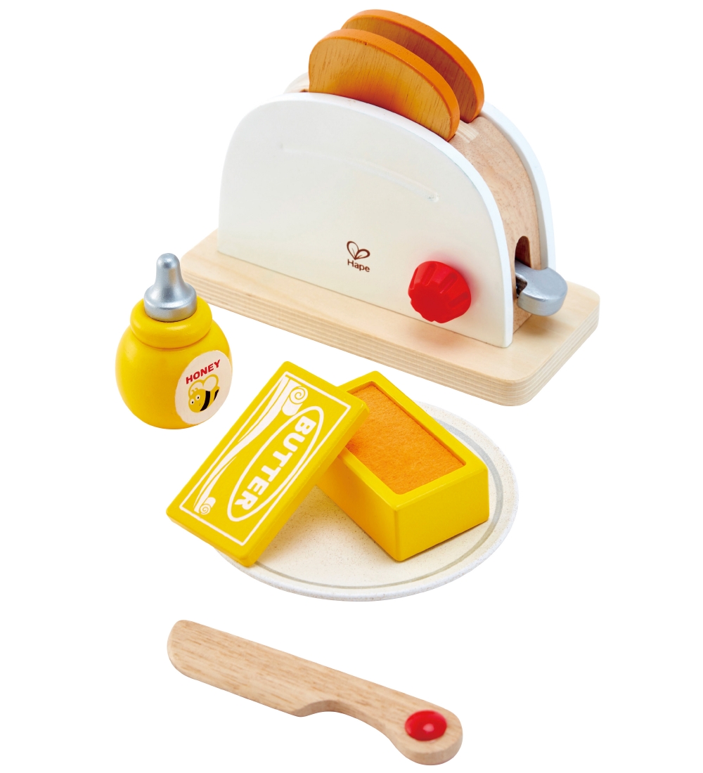 Hape Play Set - 7 Parts - Toaster