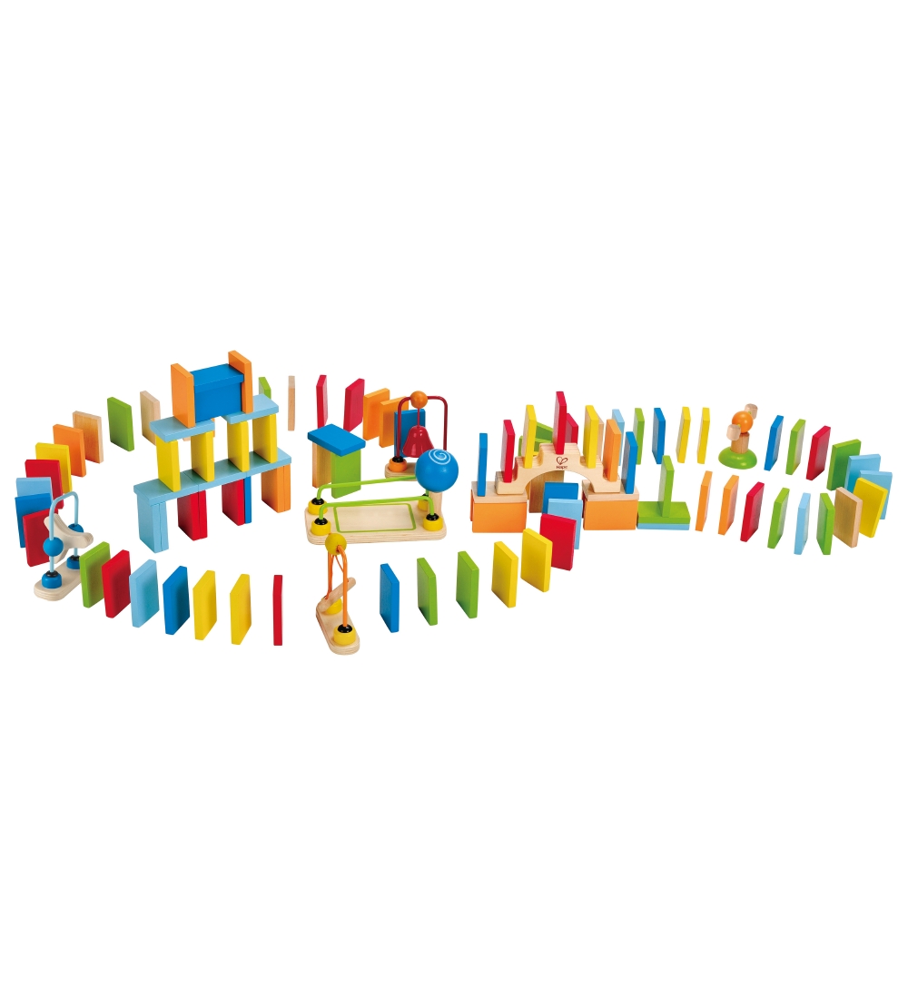Hape Play Set - 107 Parts - Dynamo Dominoes