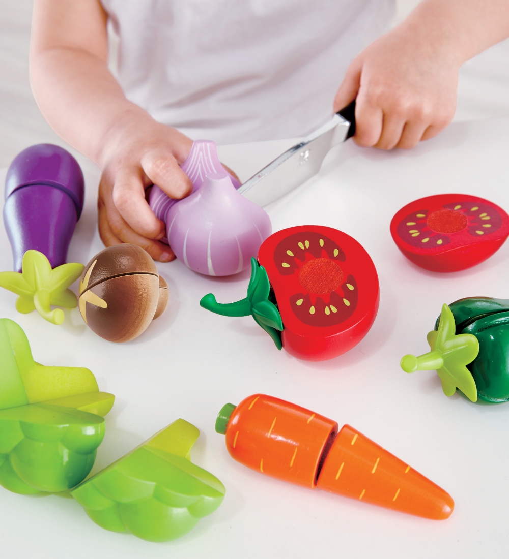 Hape Play Food - 8 Parts - Vegetables From The Garden