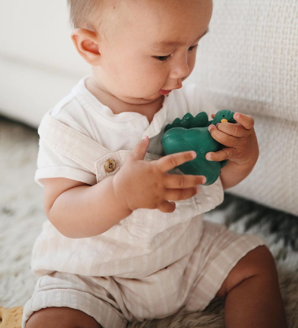 Natruba Bath Toy - Natural Rubber - Peacock - Green