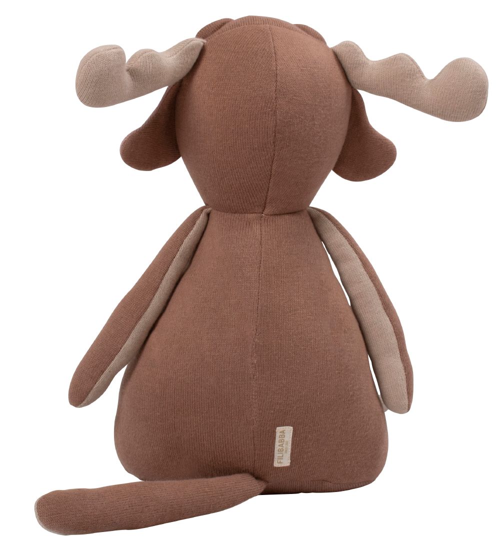Filibabba Soft Toy - 52 cm - Milo The Moose - Brownie