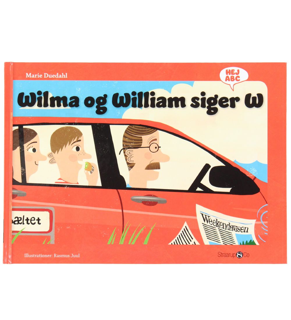 Straarup & Co Book - Hi ABC - Hej ABC - Wilma og Willia - Danish