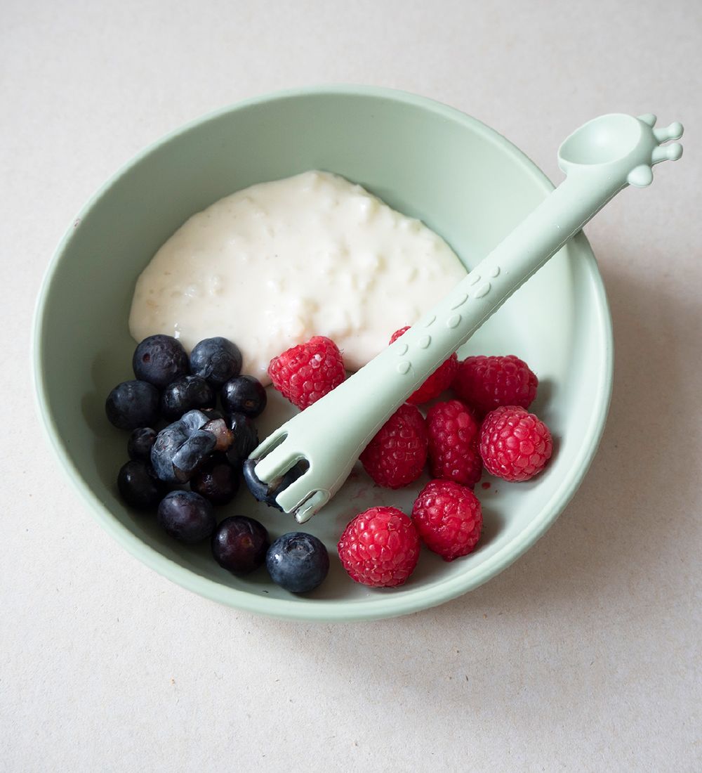 Tiny Tot Cutlery - Silicone - Berry