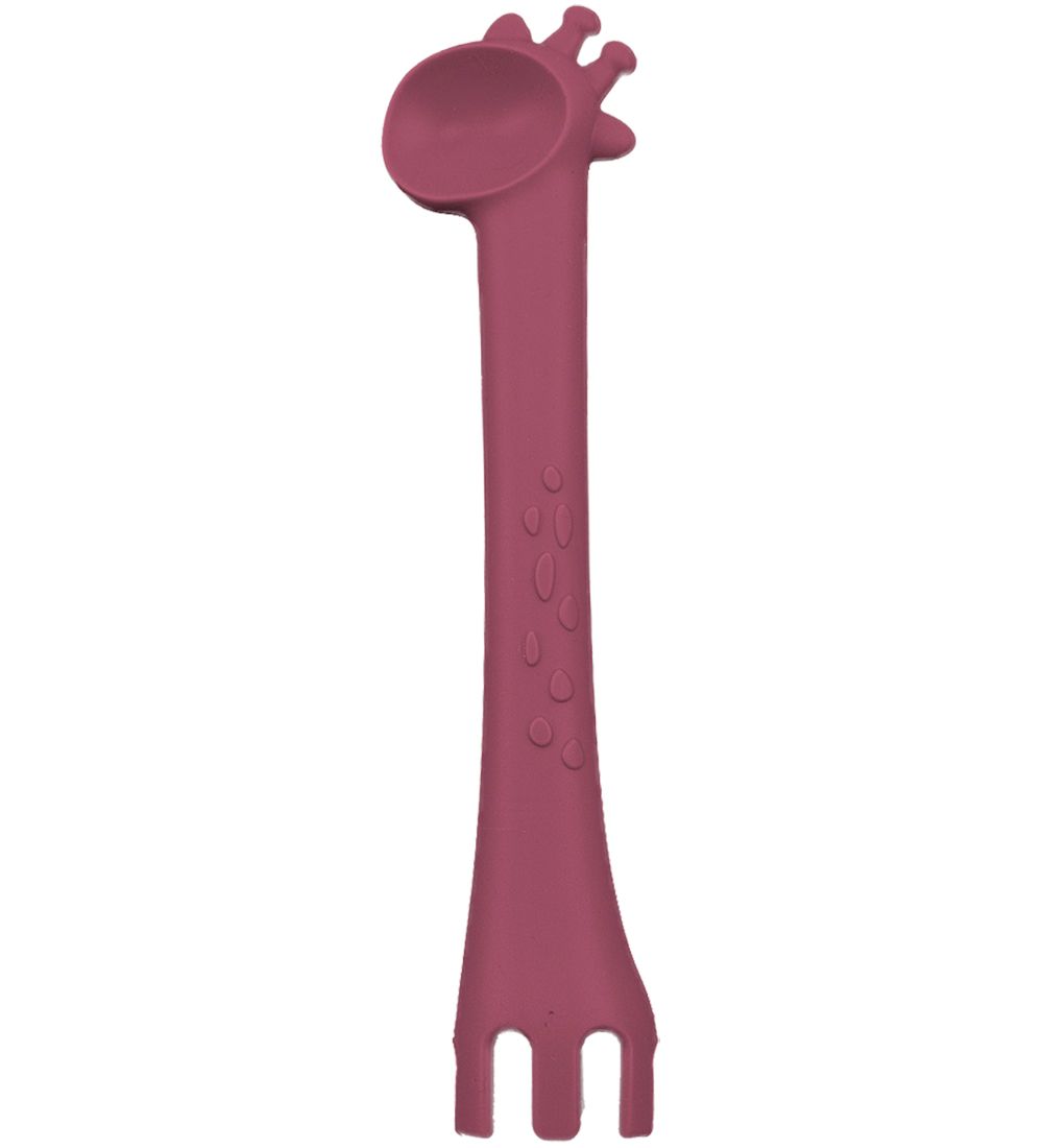 Tiny Tot Cutlery - Silicone - Berry