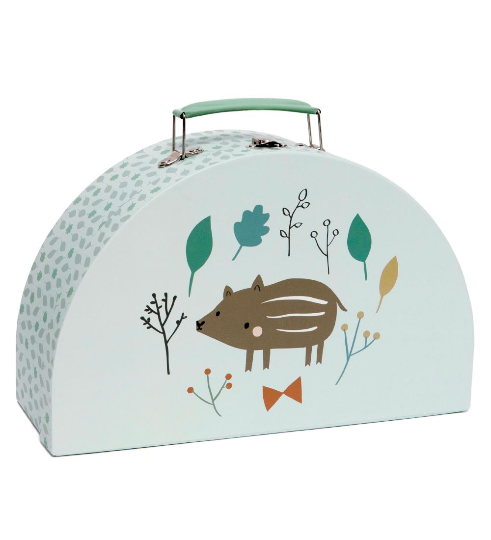 Petit Monkey Kofforta sett - 2 Stk. - 28/24 cm - Myntugrænt
