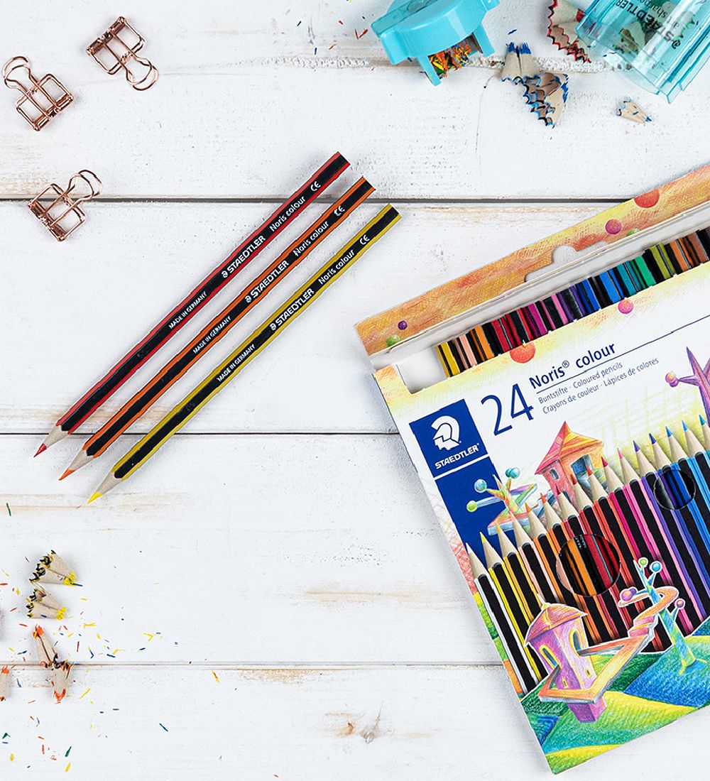 Staedtler Coloured Pencils - Noris Colour Bonus Pack - 20 + 4 pc