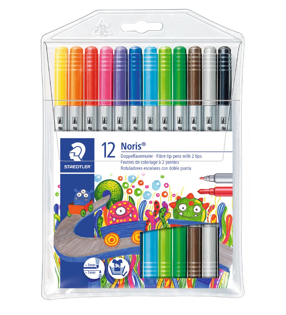 Staedtler Markers - 12 pcs. - Noris