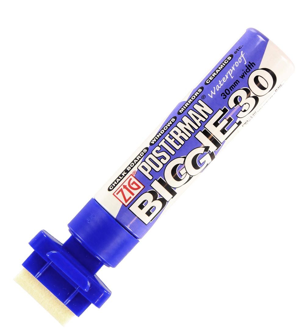 Zig Marker - Biggie - 30 mm - Blue