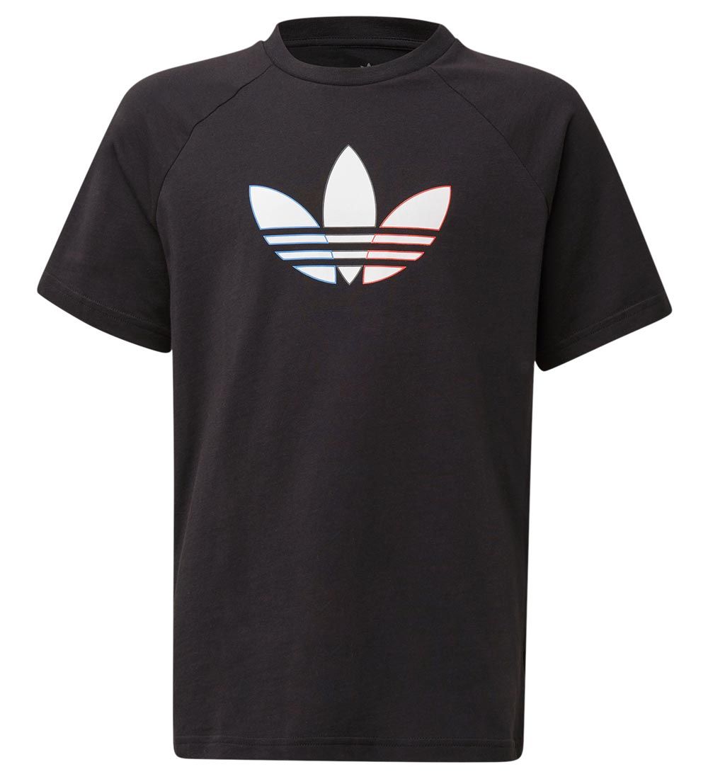 adidas Originals T-Shirt - Black w. Logo | 30 Days Return