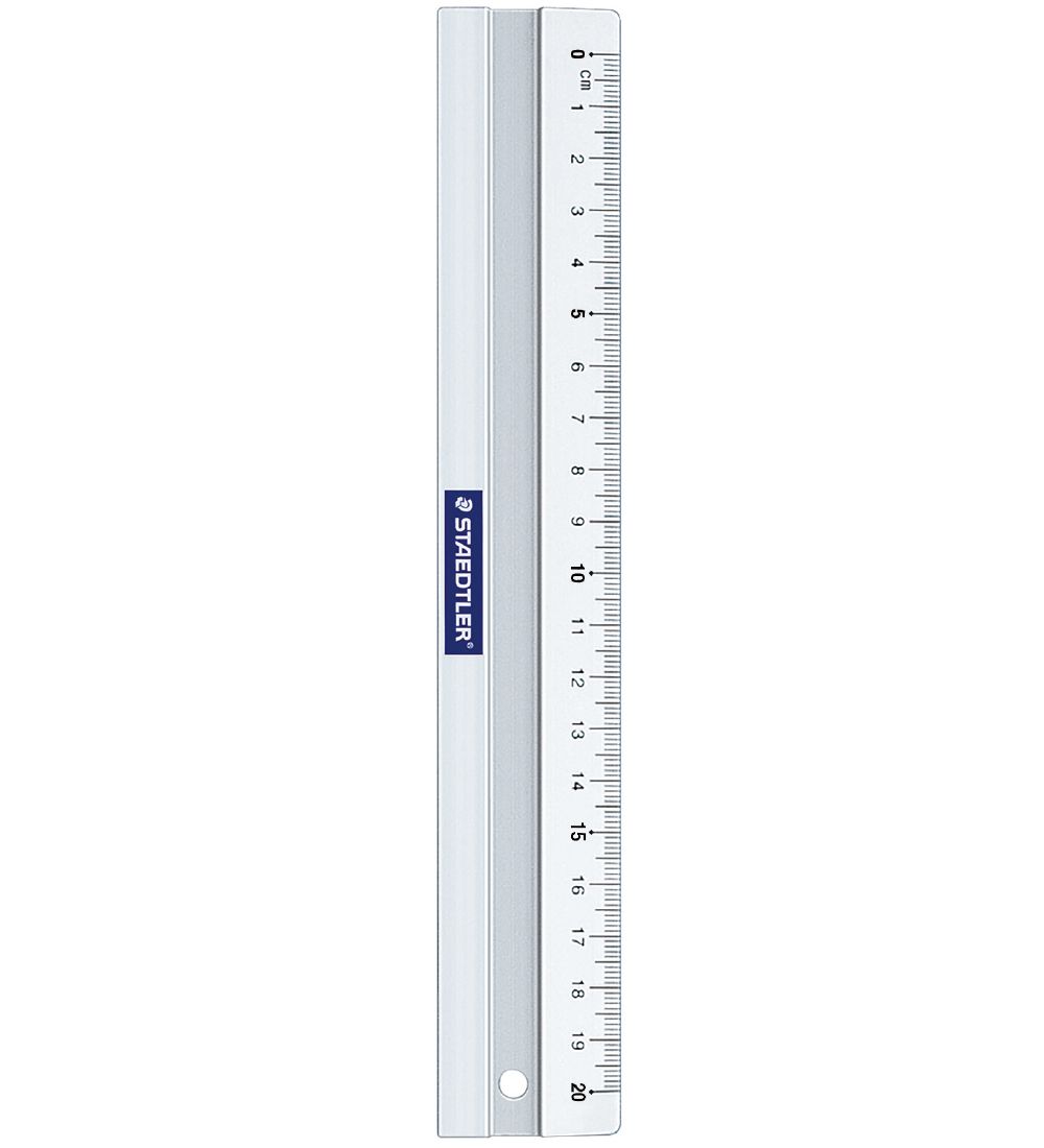 Staedtler Ruler - 20 cm - Aluminum