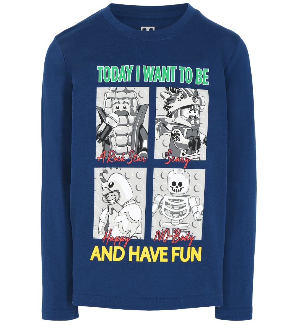 LEGO® Wear Long Sleeve Top - Dark Blue w. Print