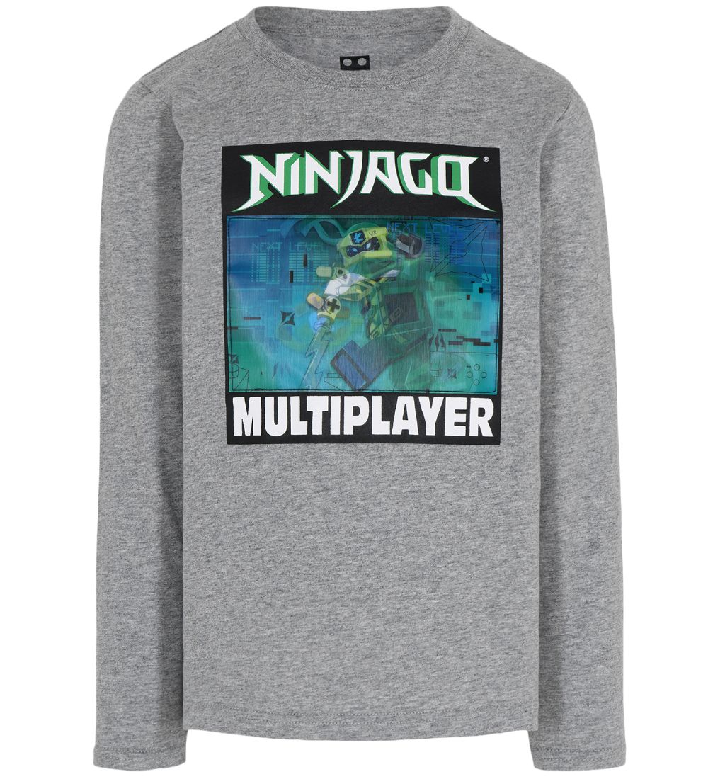 LEGO® Ninjago Long Sleeve Top - Grey w. Print