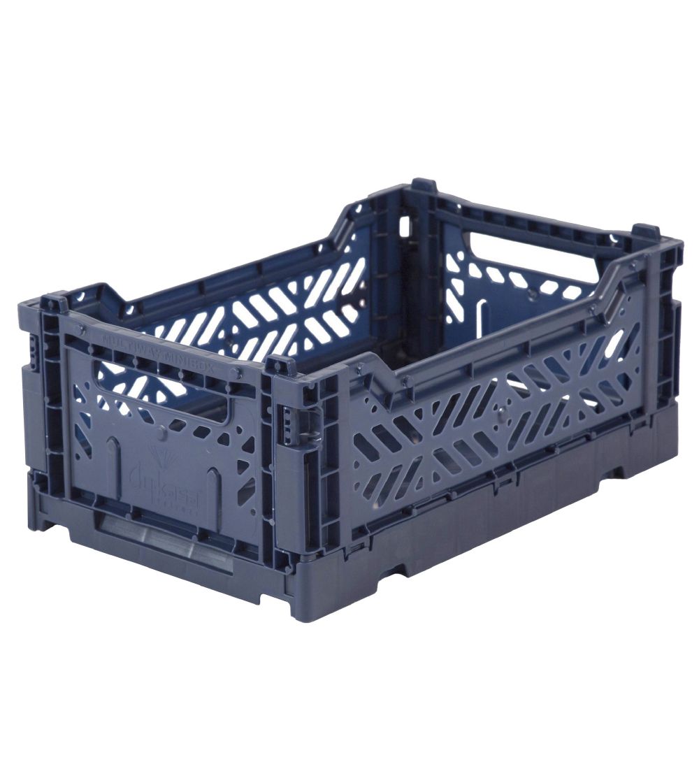 Aykasa Foldable Box - 27x17x11 cm - Mini - Navy