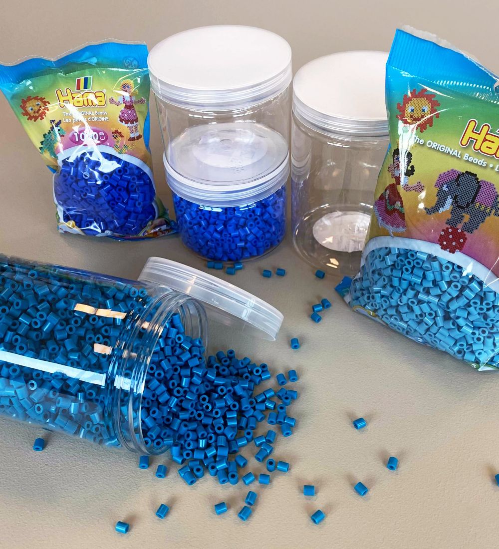 Kids-world Plastic bucket w. Lid - 12-Pack - 0,25 L