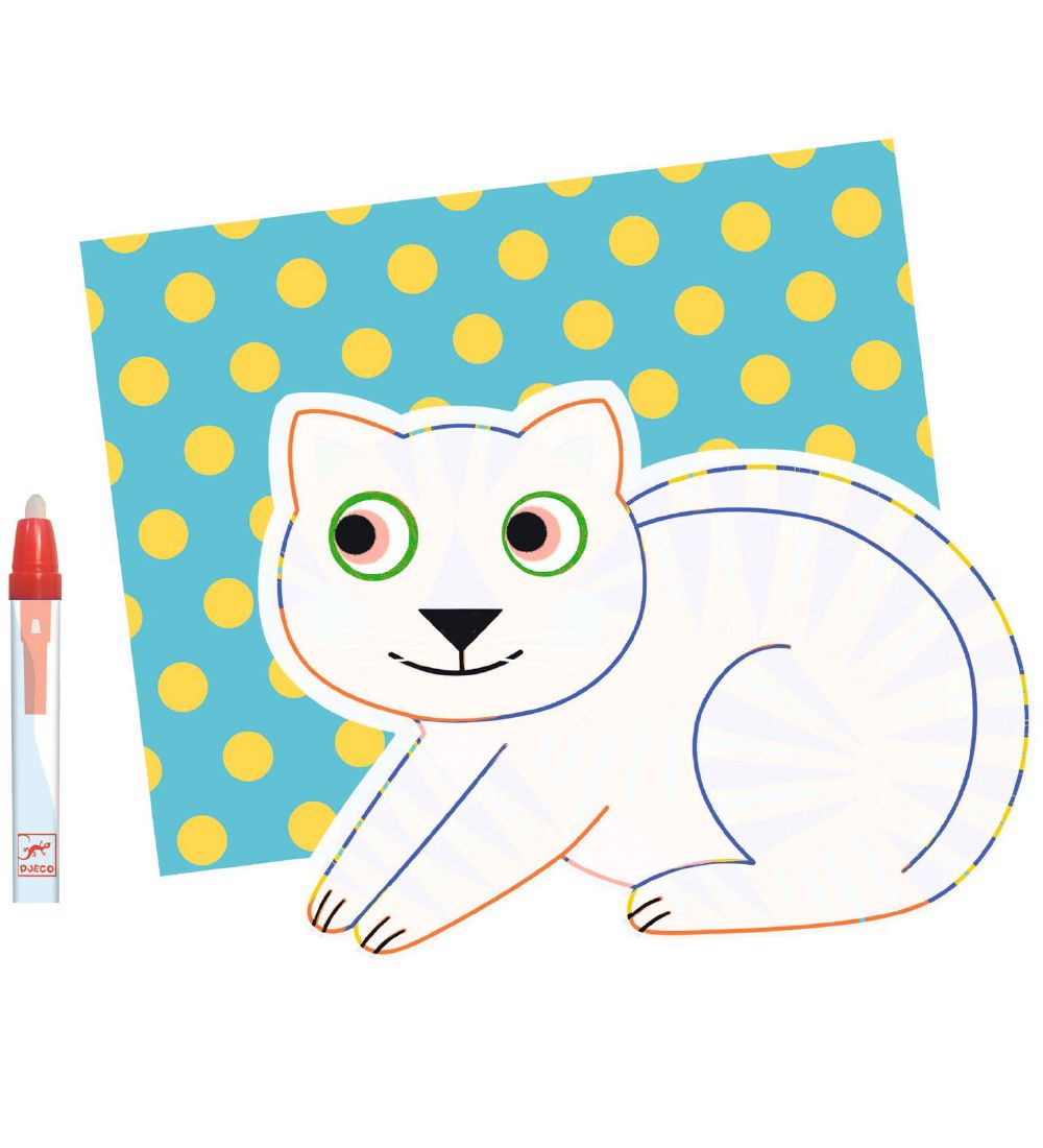 Djeco Magic Coloring - Animaloma