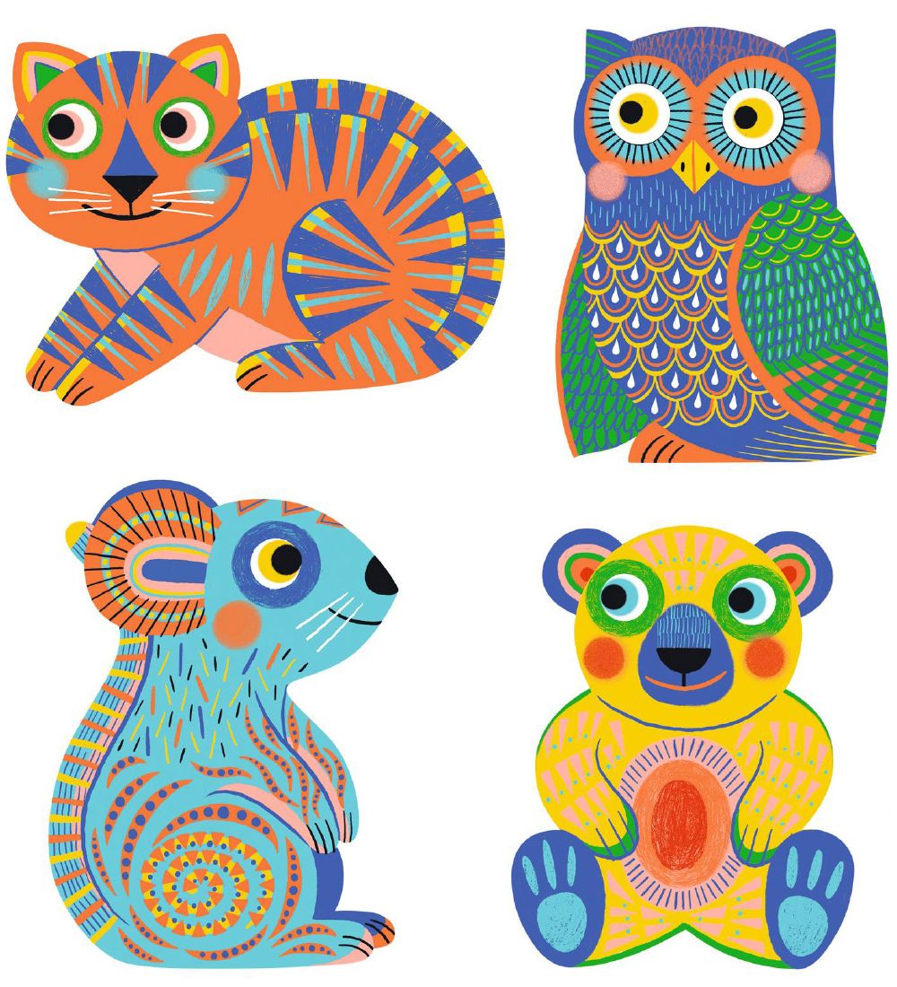 Djeco Magic Coloring - Animaloma