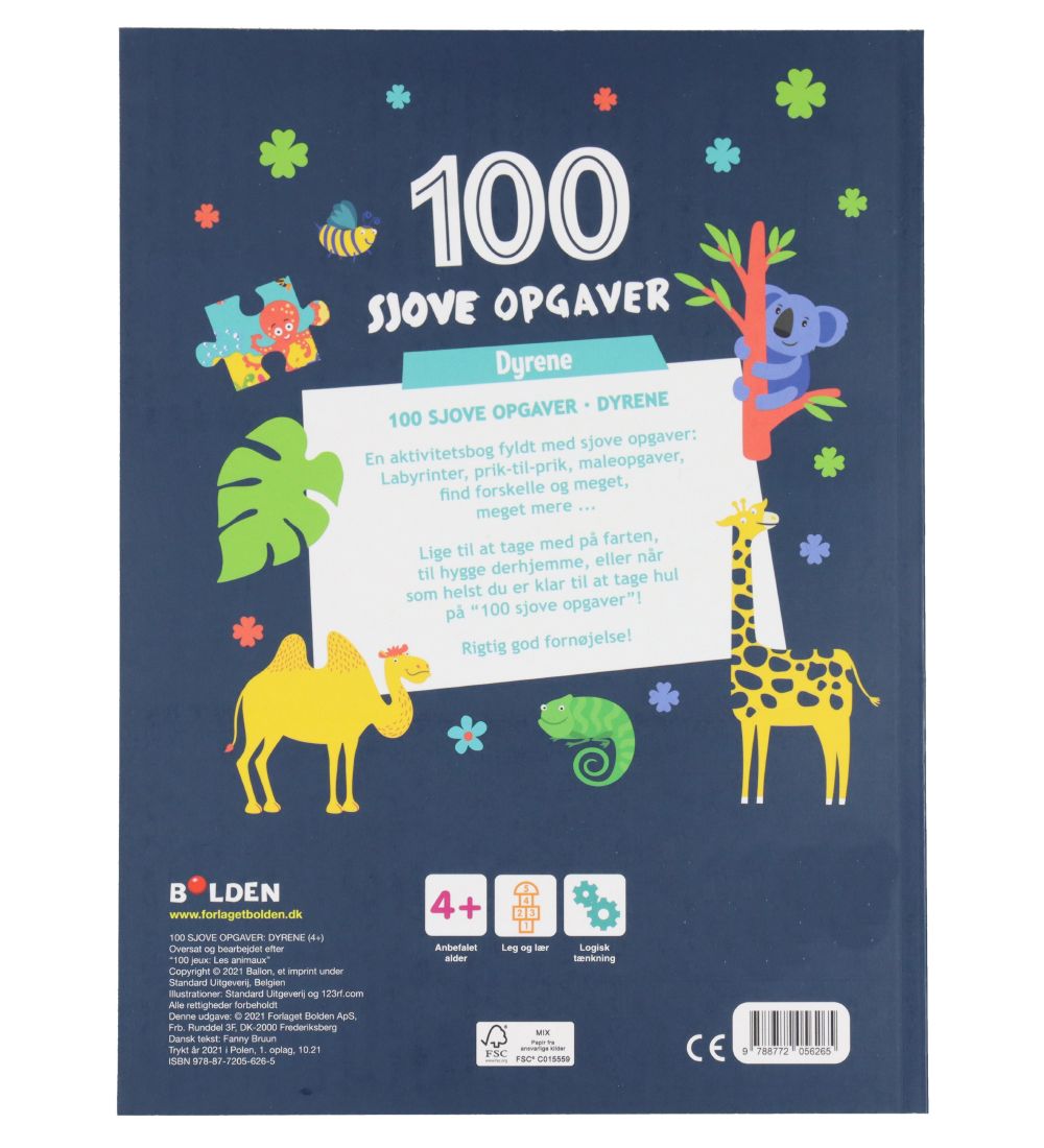 Cahier d'Activités Forlaget Bolden - 100 tâches amusantes : les