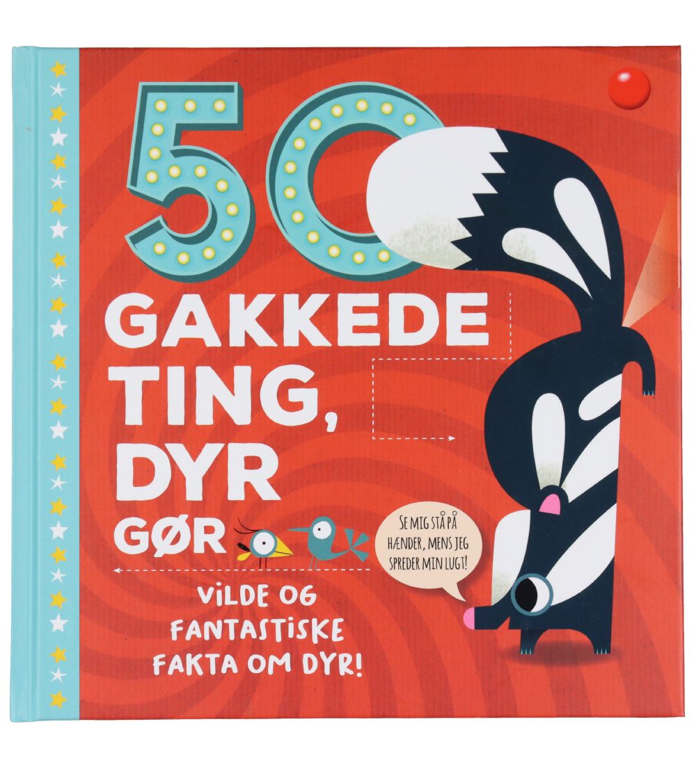 Forlaget Bolden Book - 50 gakkede ting, dyr gør - Danish