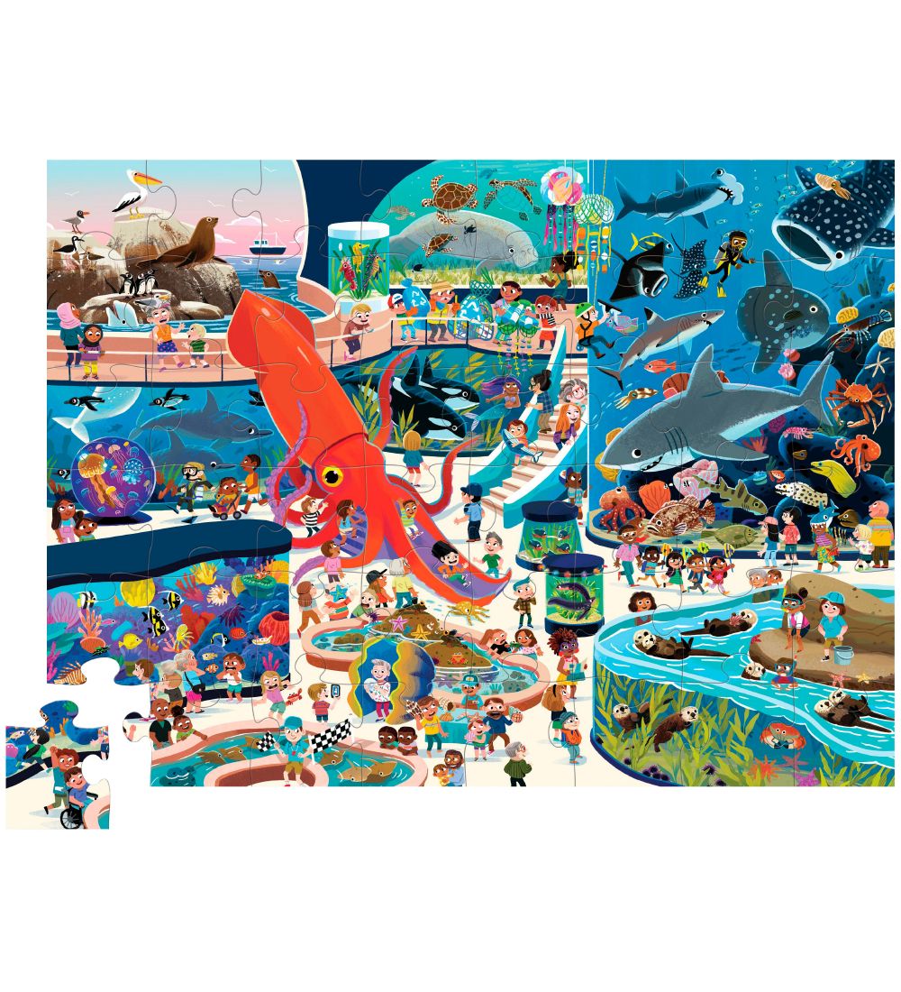 Crocodile Creek Puzzle Game - 48 Bricks - Day At The Aquarium