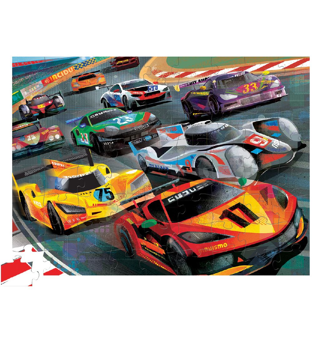 Crocodile Creek Puzzle Game - 72 Bricks - At The Races