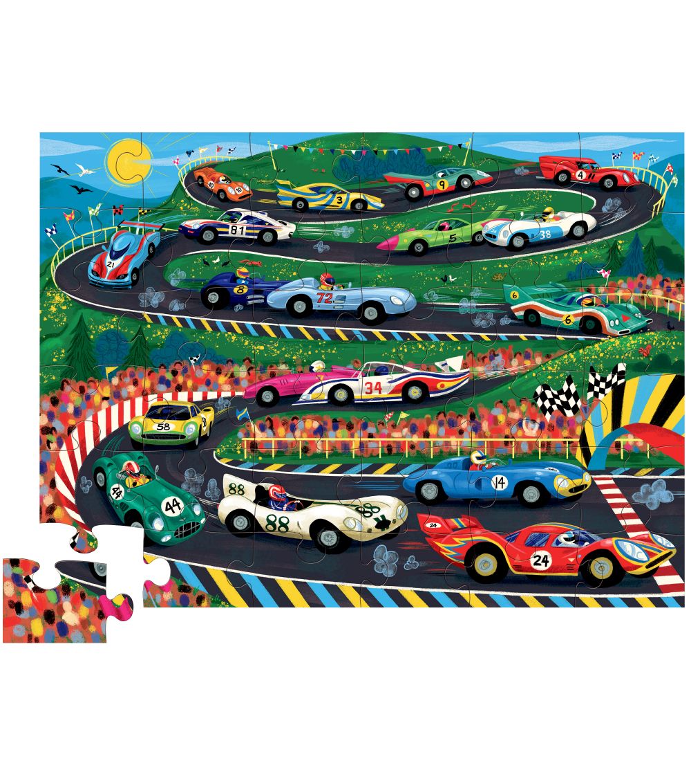 Crocodile Creek Floor Puzzle - 36 Bricks - Race Day