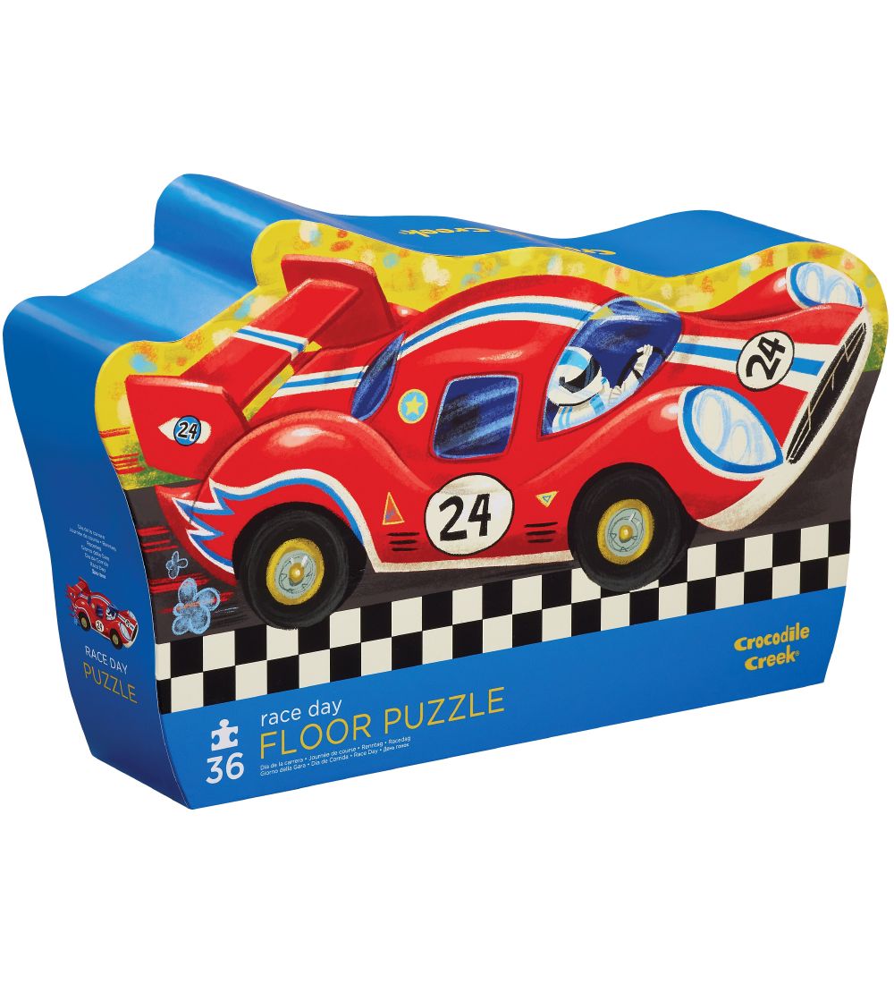 Crocodile Creek Floor Puzzle - 36 Bricks - Race Day