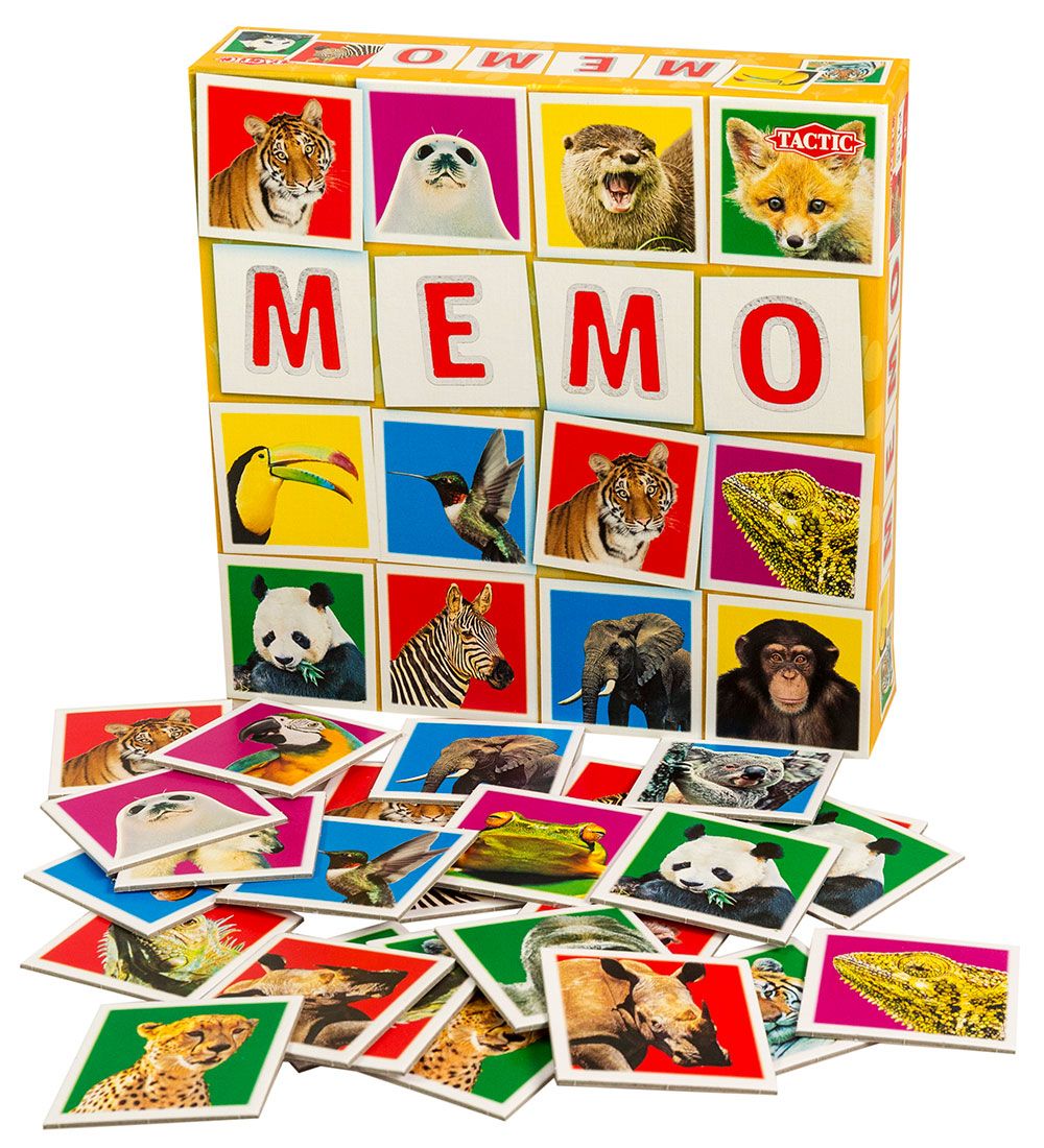 Jeu de Mémoire TACTIC - Animaux sauvages