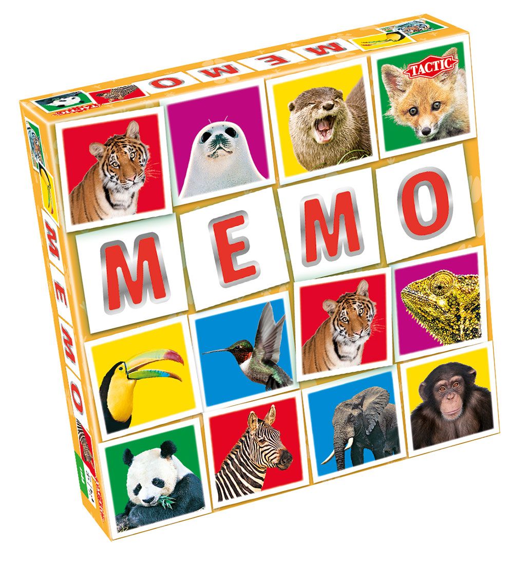 Jeu de Mémoire TACTIC - Animaux sauvages