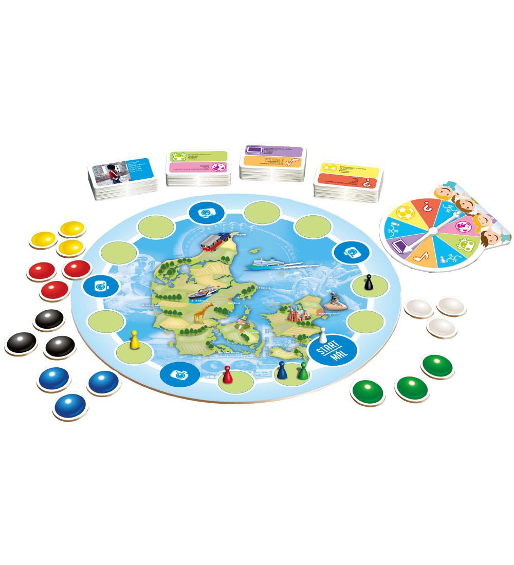 TACTIC Board Game Games - What Do You Know About Denmark? - Juni