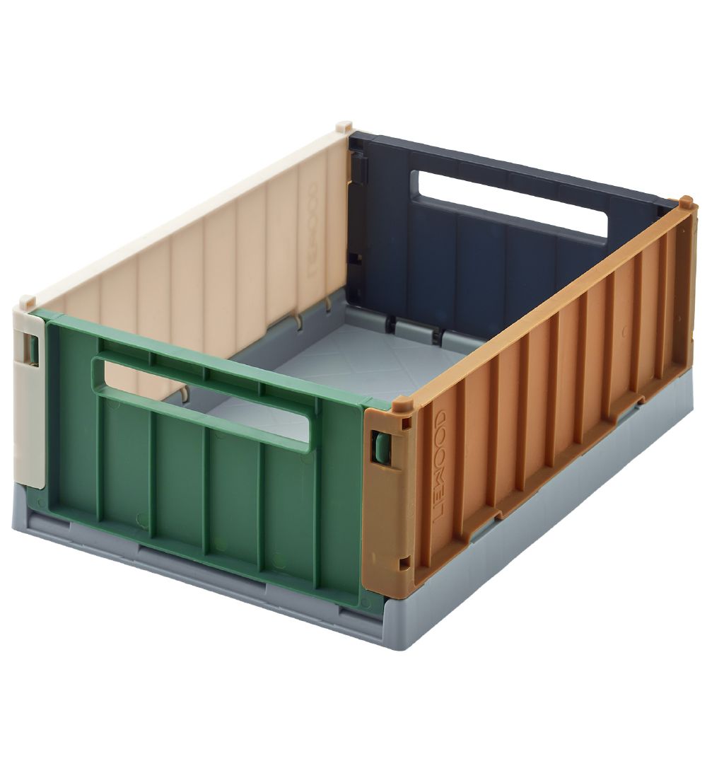 Liewood Foldable Boxes - 25x18x9,5 cm - Small - 2-Pack - Sea Blu