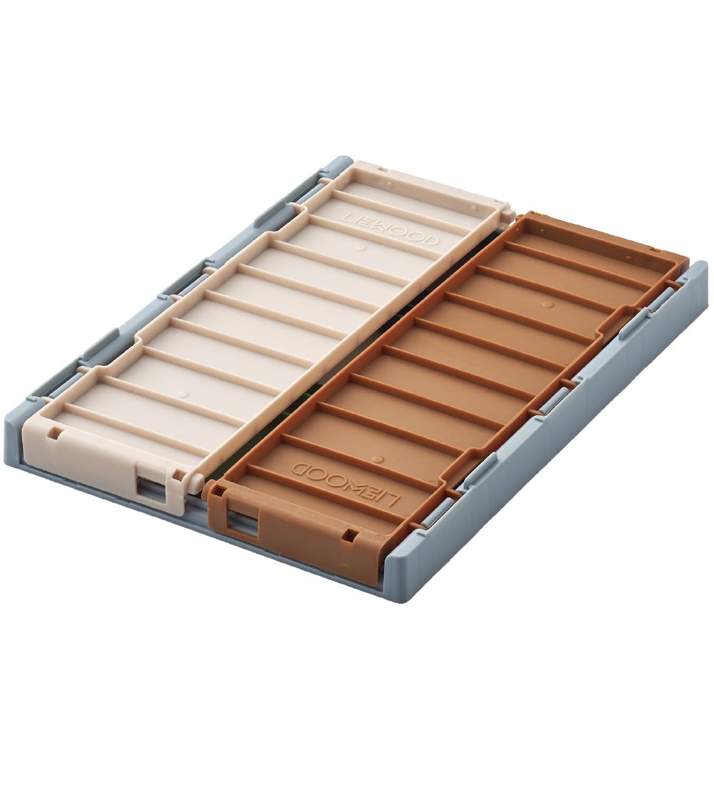 Liewood Foldable Boxes - 25x18x9,5 cm - Small - 2-Pack - Sea Blu