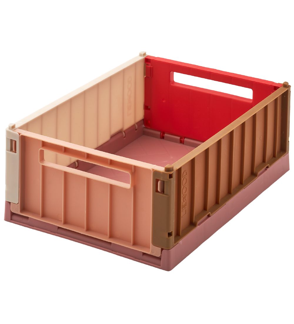 Liewood Foldable Boxes - 25x18x9,5 cm - Small - 2-Pack - Rapsber