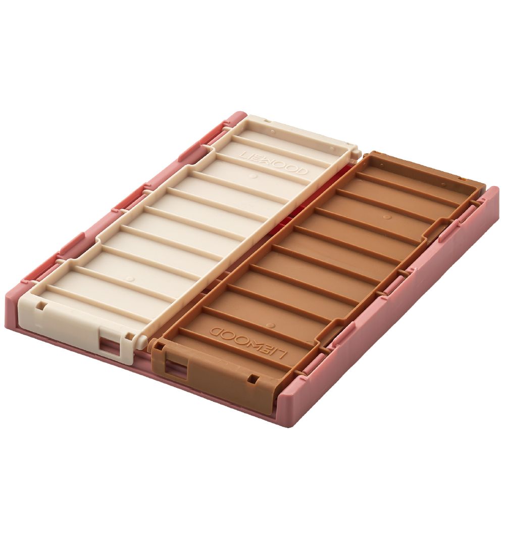Liewood Foldable Boxes - 25x18x9,5 cm - Small - 2-Pack - Rapsber