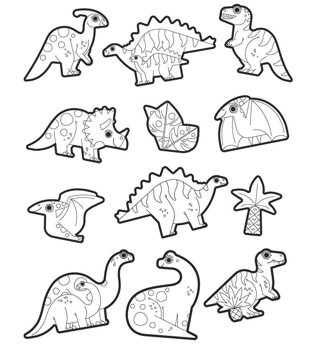 Crocodile Creek Stickers w. Colouring Pencils/Art Scene - 26 d