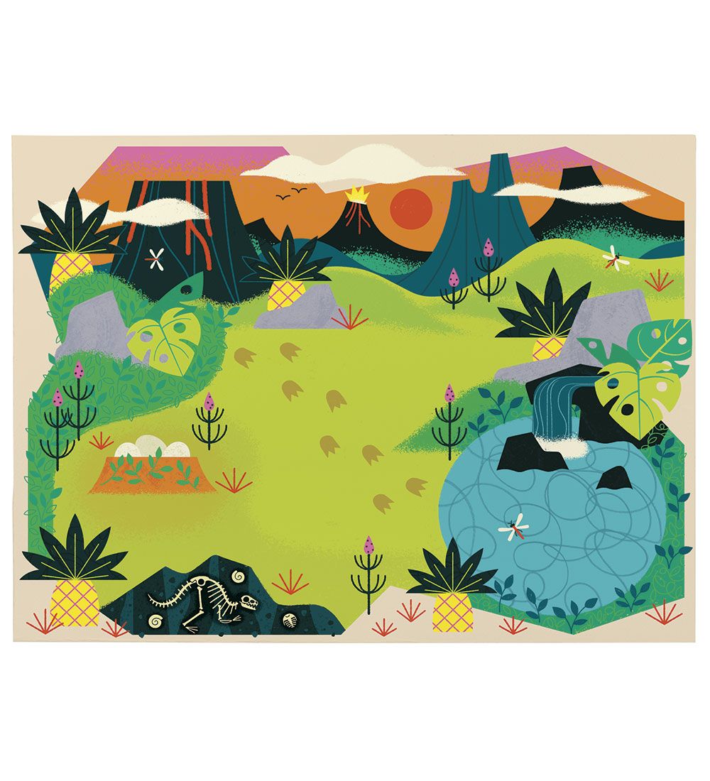 Crocodile Creek Stickers w. Colouring Pencils/Art Scene - 26 d