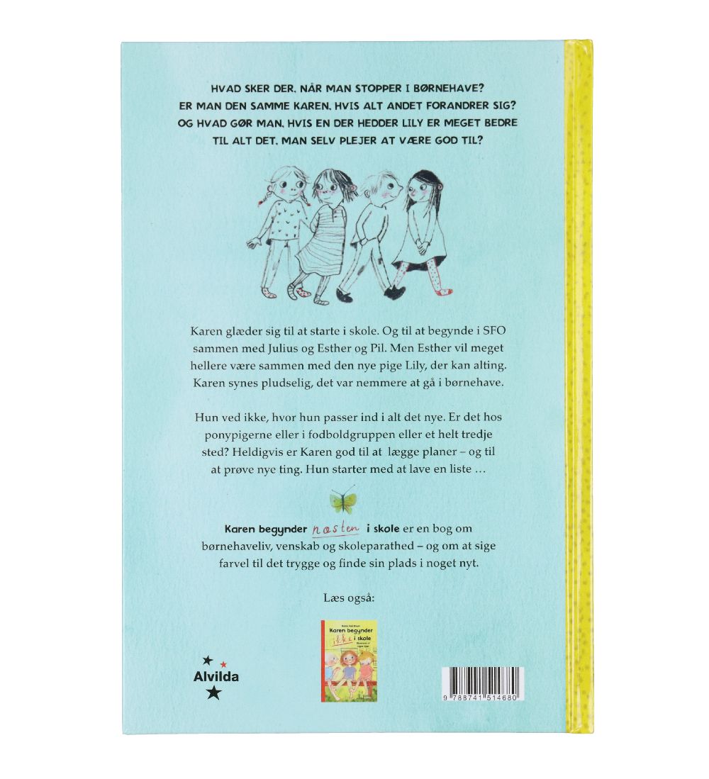 Karrusel Forlag Book - Karen begynder næsten i skole - Danish