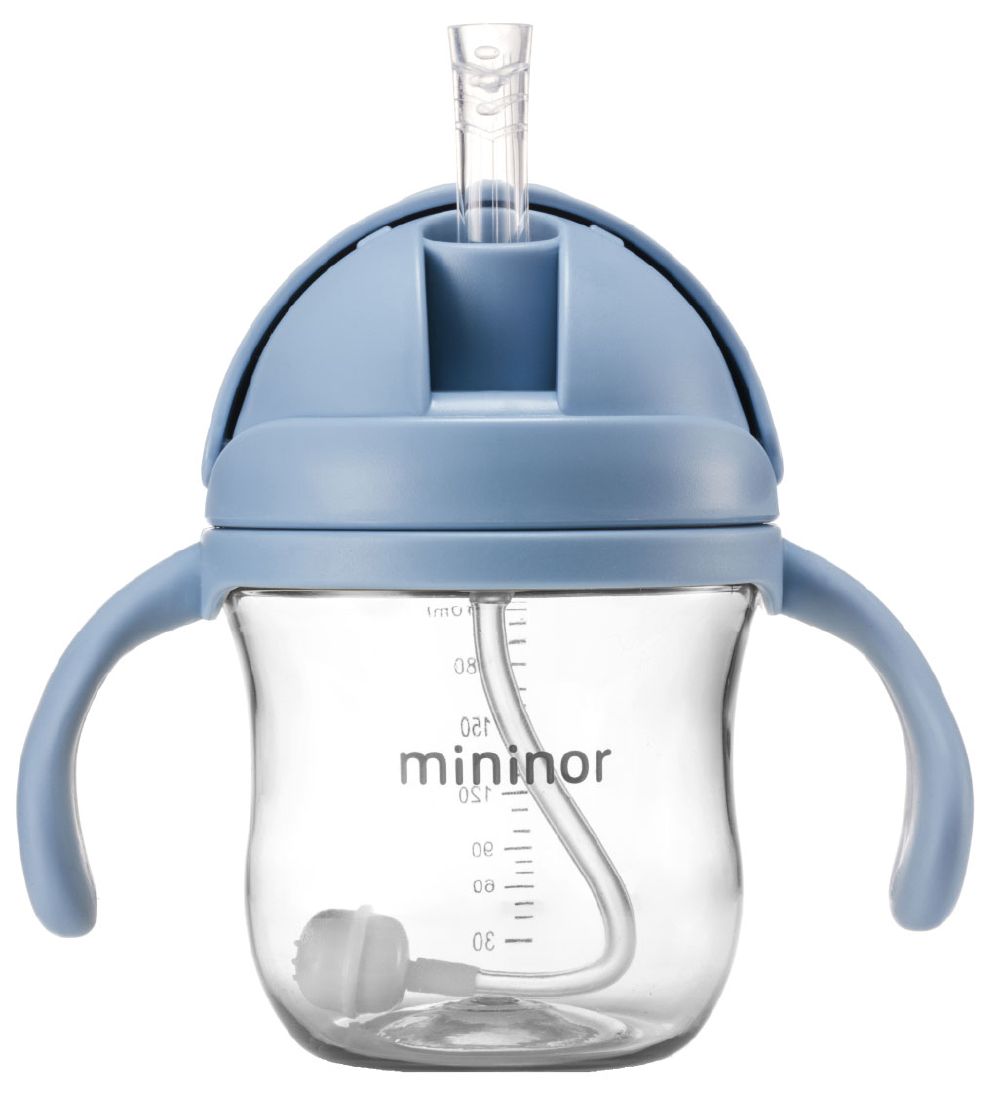 Mininor Cup w. Straws - Tritan - 220 mL - Blue