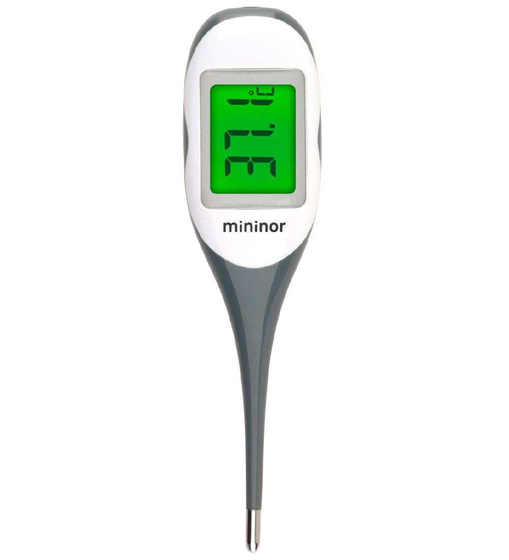 Mininor Thermometer+Thermo Set - Digitaal en m. Kleuren - Grijs