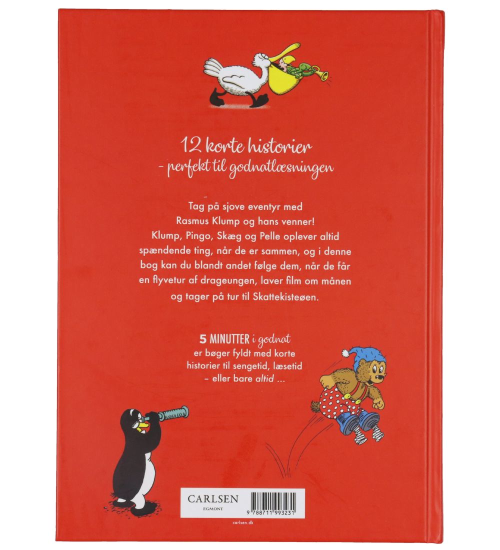 Forlaget Carlsen Book - Rasmus Klump 5 minutter i godnat - Dansk