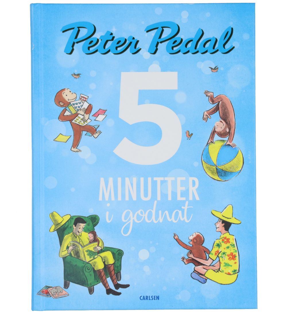 Forlaget Carlsen Book - Peter Pedal 5 minutter i godnat - Danish
