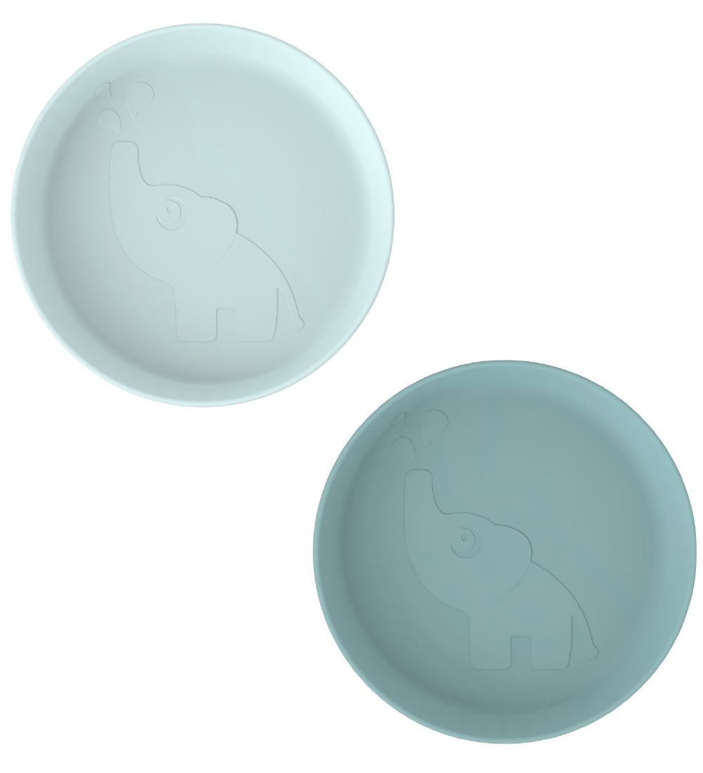 Done By Deer Plate - 2-Pack - Elphee Blue