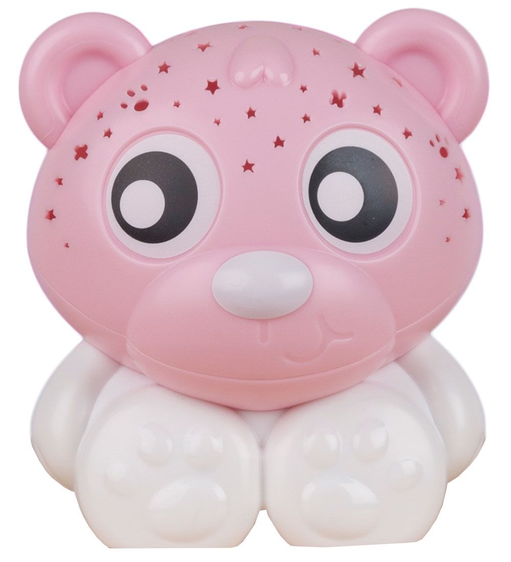 Playgro Night Lamp - Goodnight Bear - Pink/White