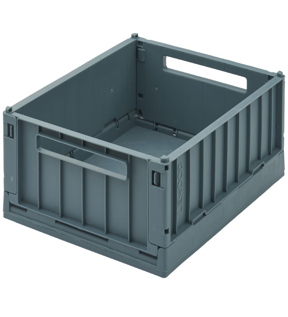 Liewood Foldable Box w. Lid - 25x18x9,5 cm - Small - Weston - Wh