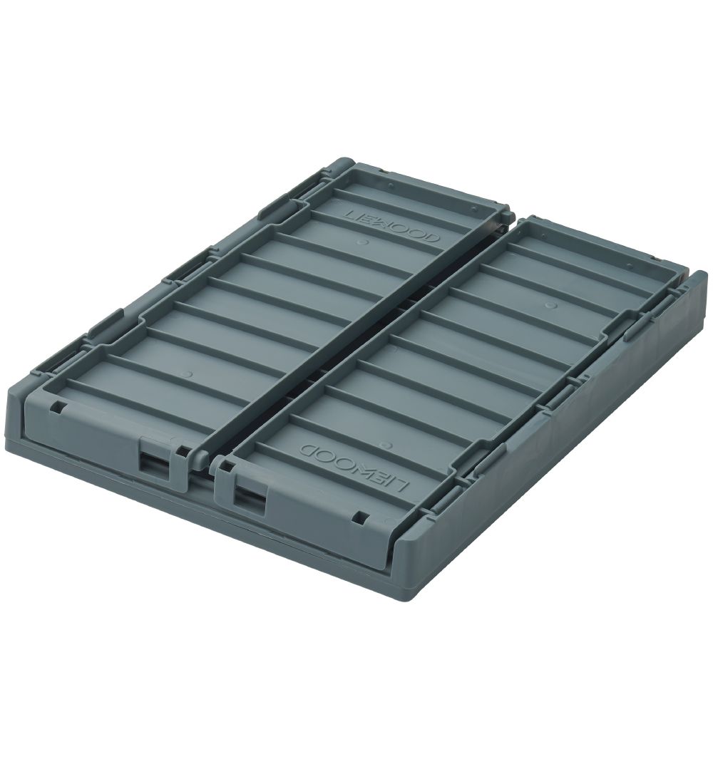 Liewood Foldable Box w. Lid - 25x18x9,5 cm - Small - Weston - Wh