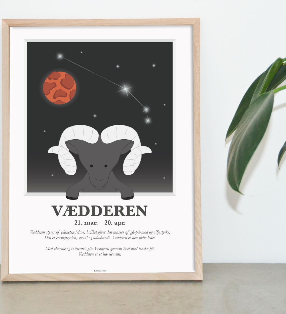 Kids by Friis Poster - Zodiac - Aries