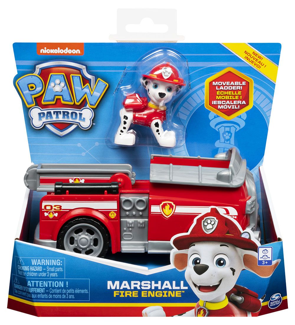 Paw Patrol Speelgoedauto - Basic - Marshall Fire Engine